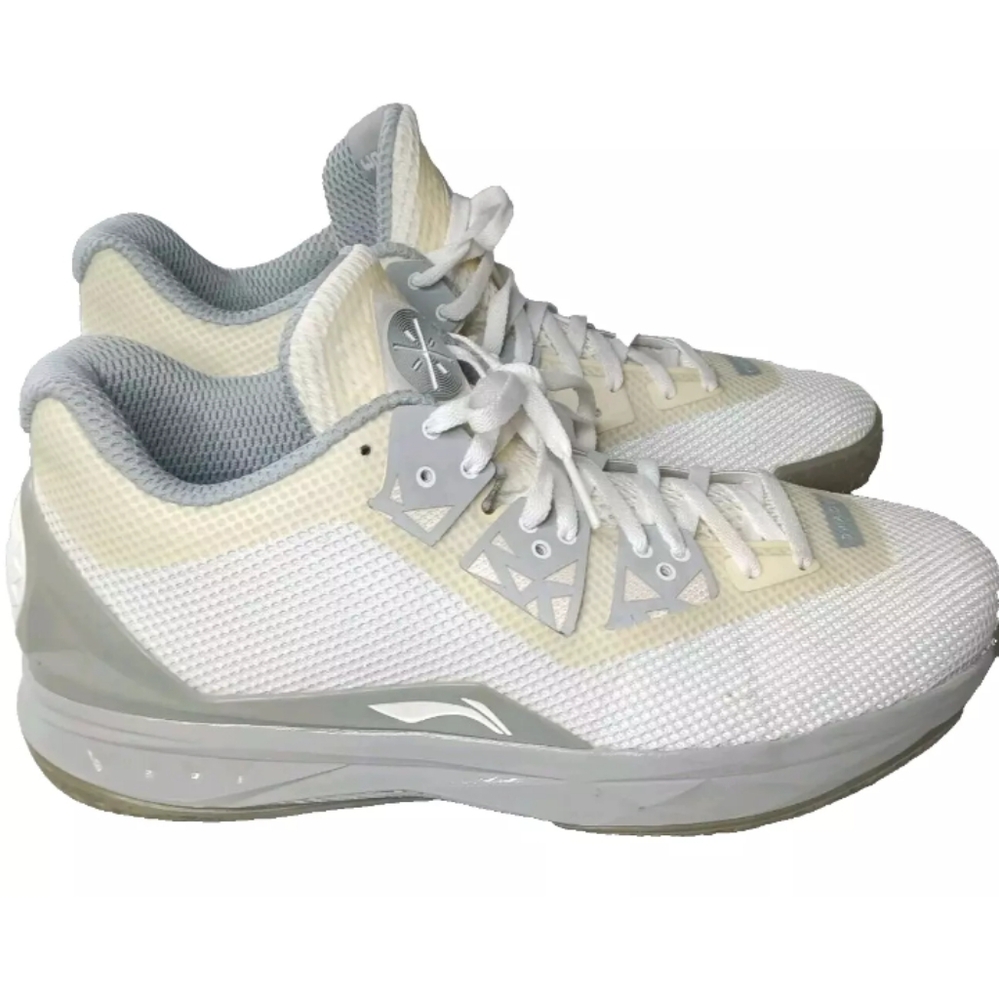 Li-Ning Way of Wade 4 Sneakers Men's Size 15 Shoes Grey ABAL037-19